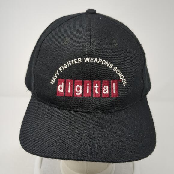 Navy Fighter Weapons School Digital Snapback Cap Black One Size Custom Logos - Picture 2 of 9